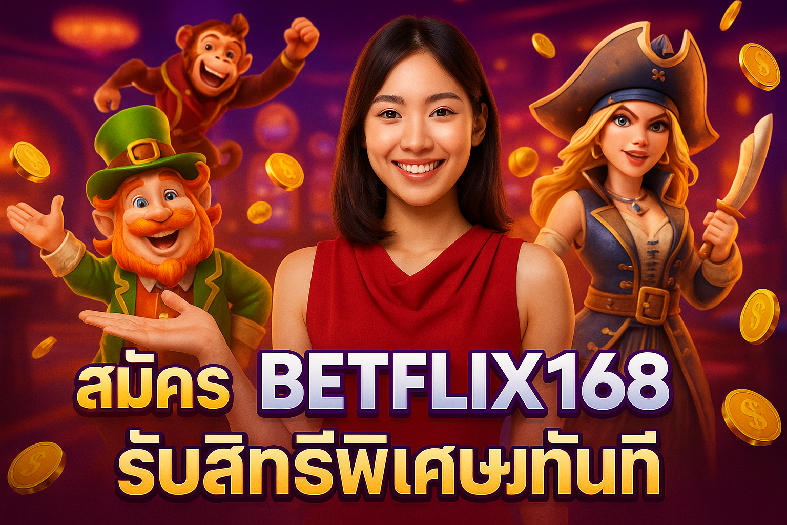 สมัคร BETFLIX168 รับสิทธิพิเศษทันที