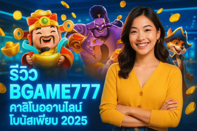 รีวิว BGAME777 คาสิโนออนไลน์ โบนัสเพียบ 2025