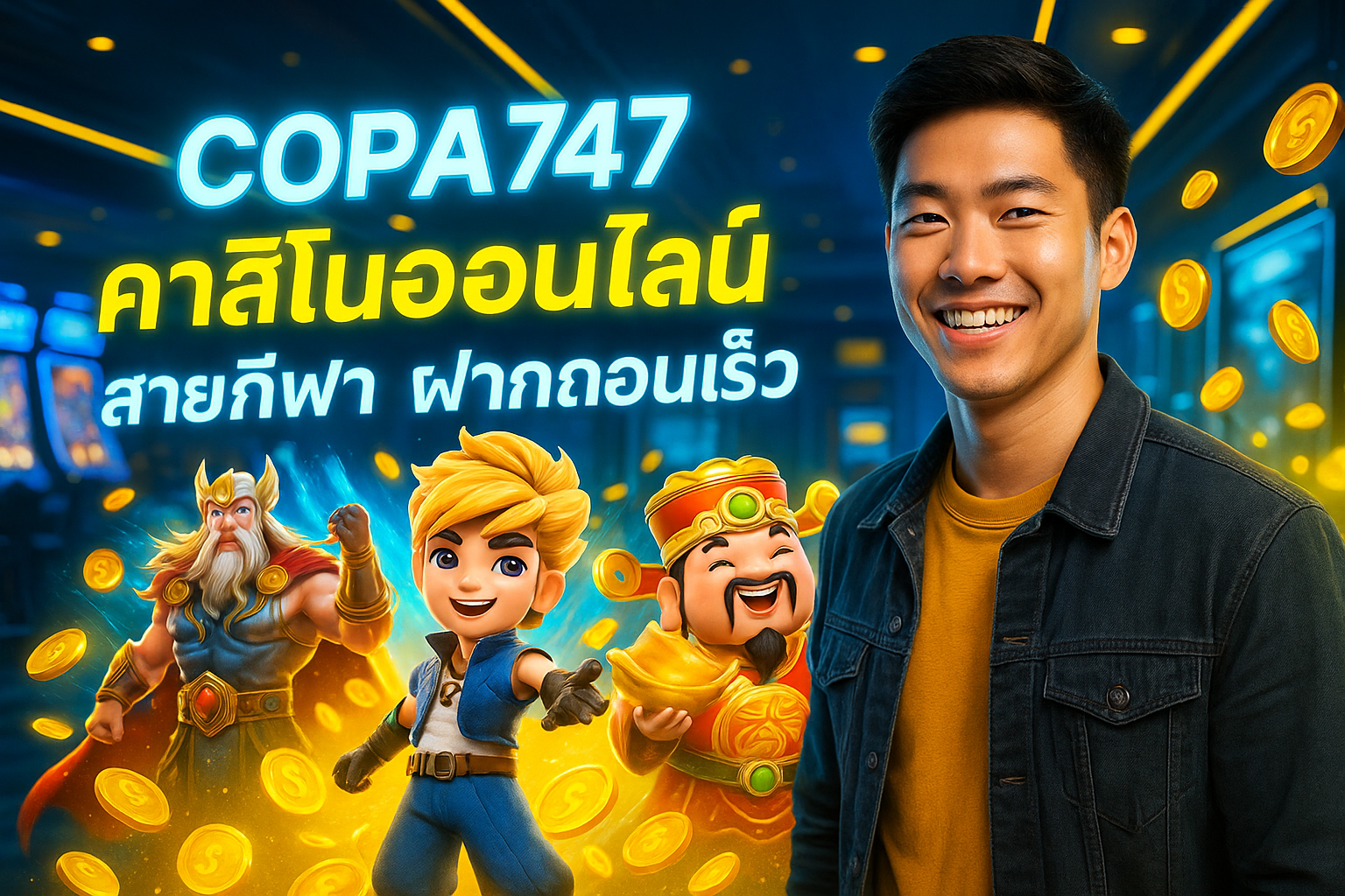 COPA747 คาสิโนออนไลน์ สายกีฬา ฝากถอนเร็ว